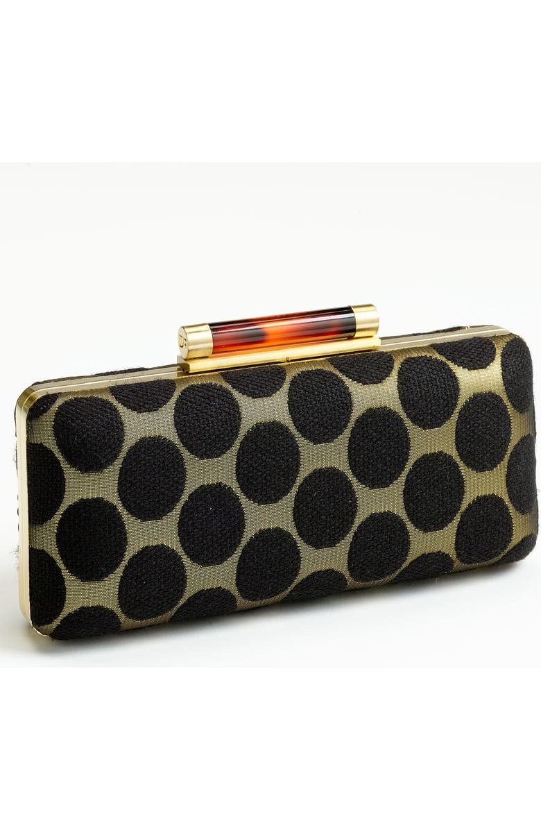 Diane von Furstenberg 'Tonda' Print Cotton Clutch, Main, color,