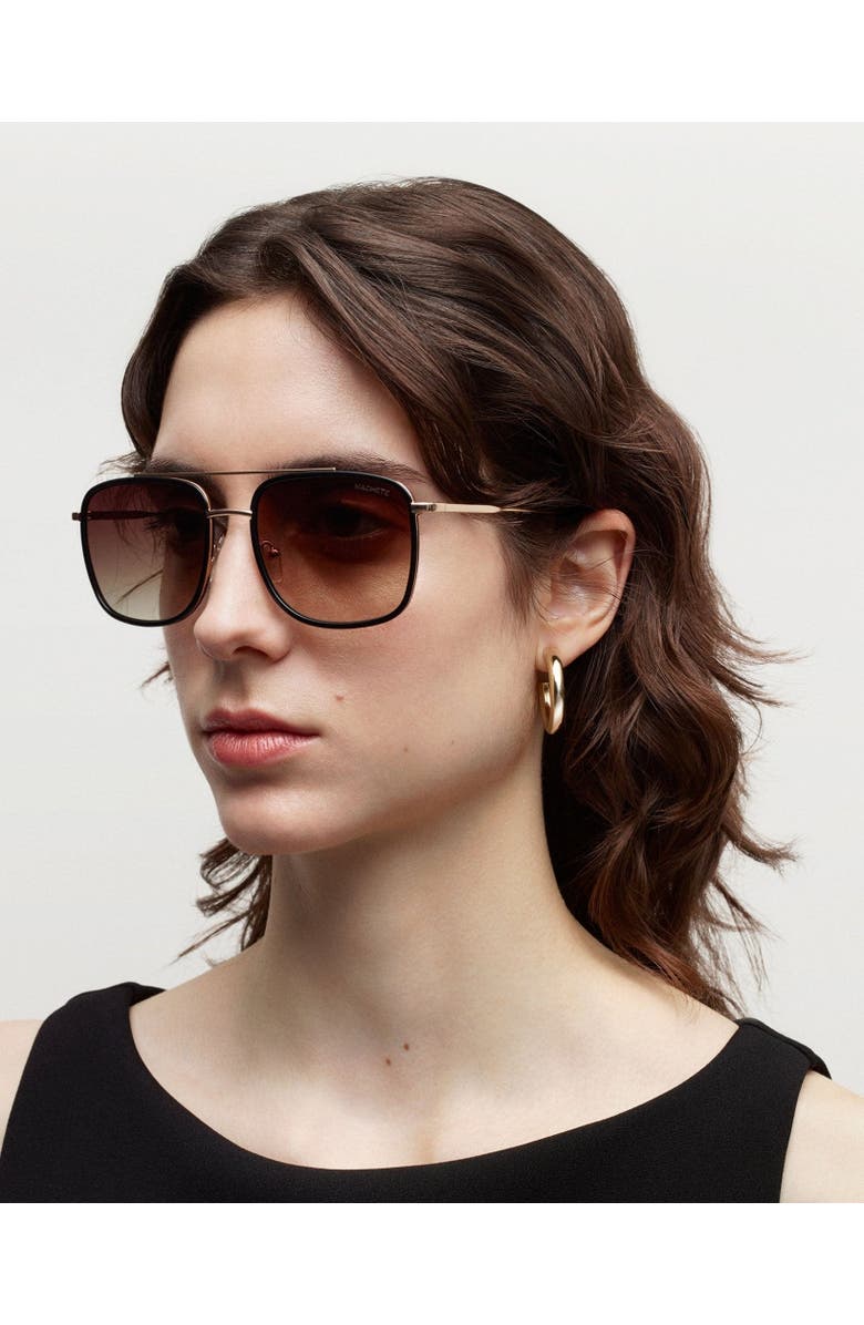 MACHETE Amelia Sunglasses, Alternate, color, Black