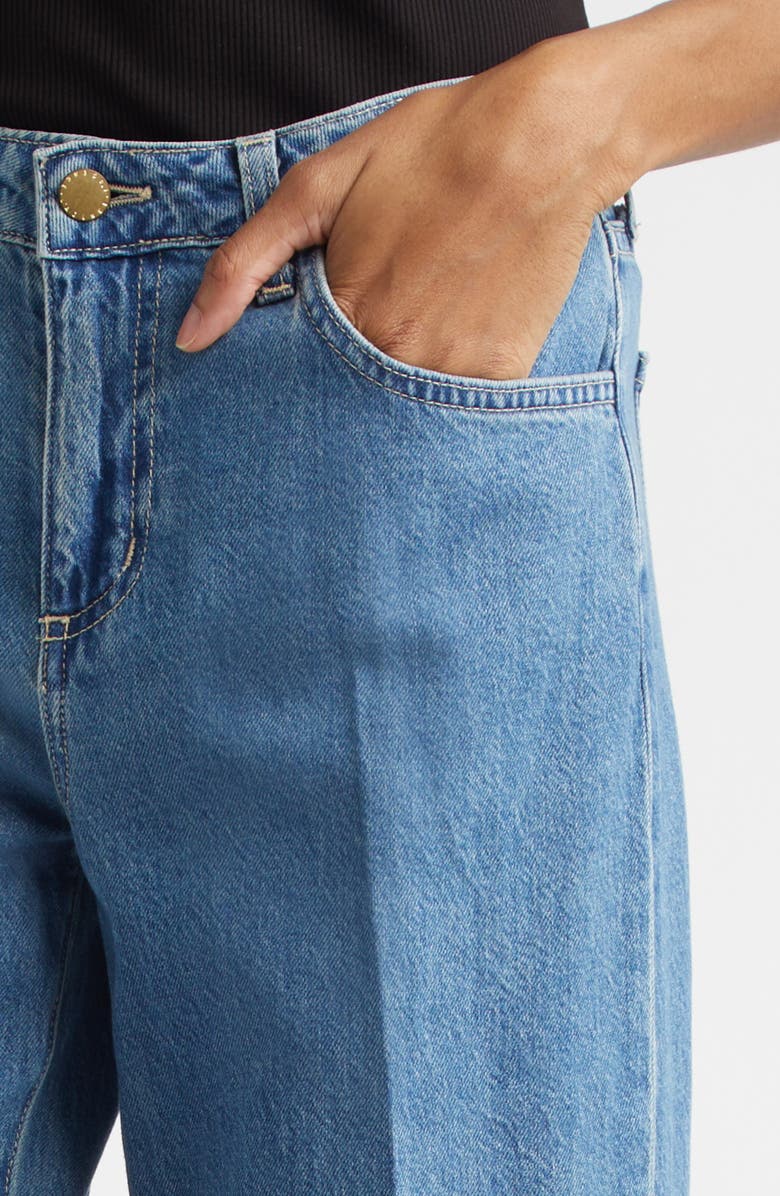 L'AGENCE Scottie High Waist Wide Leg Jeans, Alternate, color, Wilton