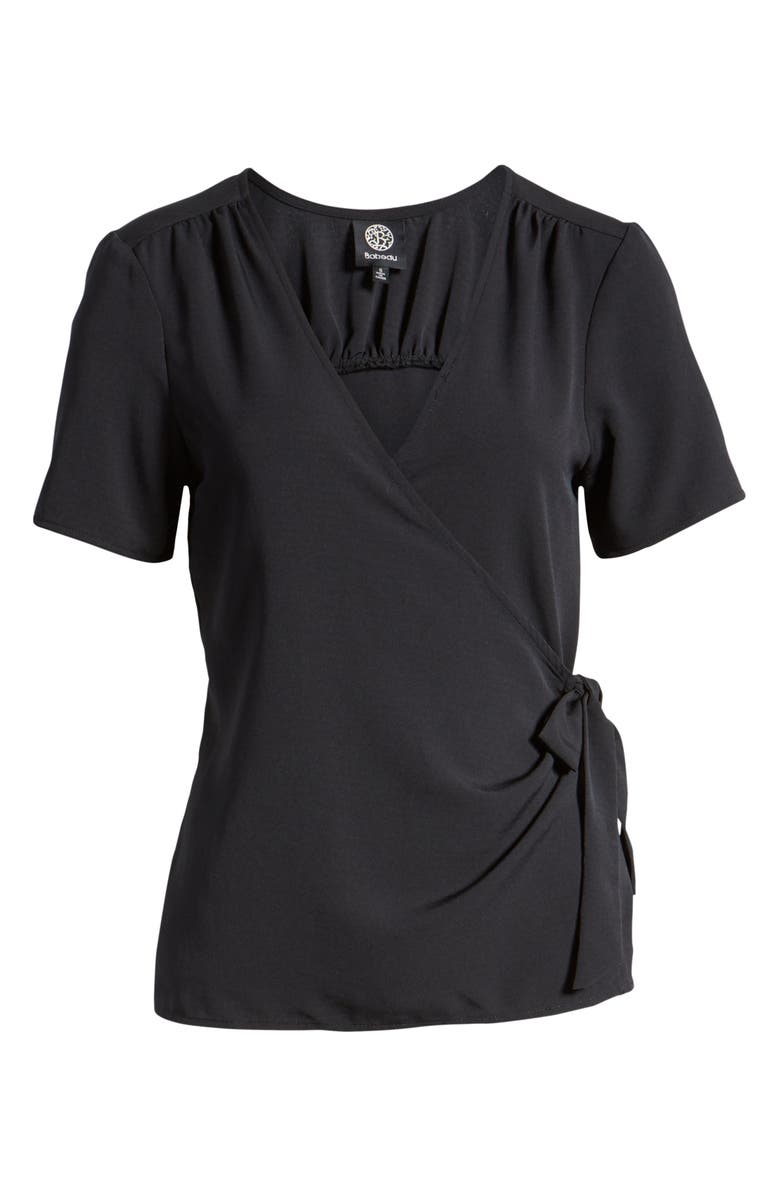 Bobeau Gwyneth Wrap Top, Alternate, color, 