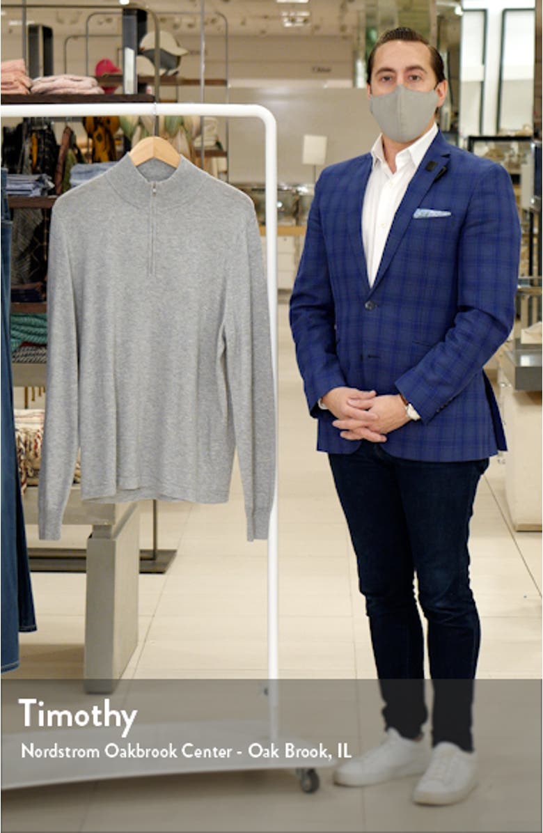 Tech-Smart Quarter Zip Pullover Sweater, sales video thumbnail