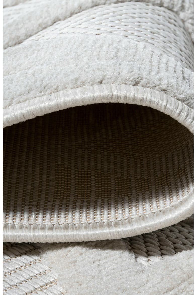 Talaia Neutral Geometric Indoor/Outdoor Area Rug, Alternate, color, Ivory
