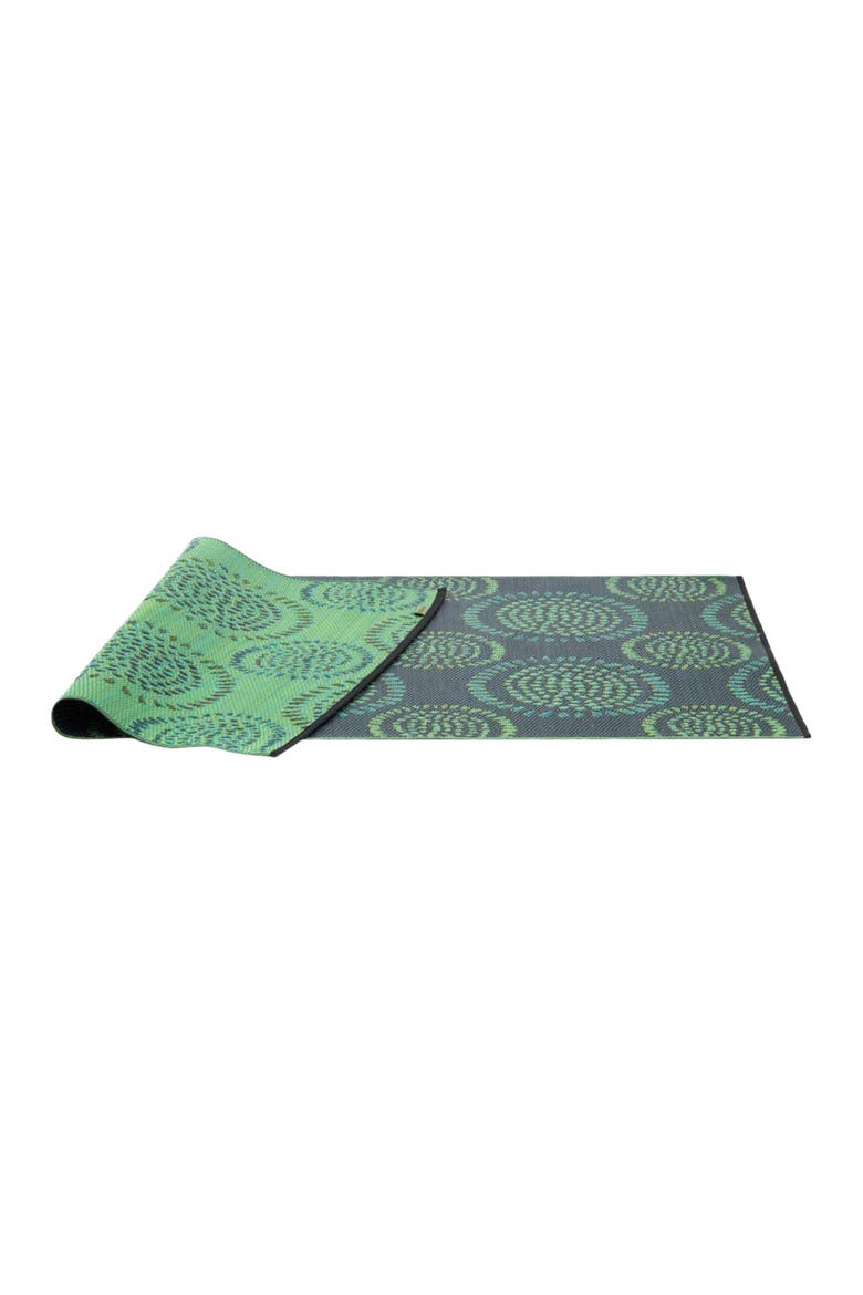 Molly Black & Aqua Rug, Alternate, color, black and aqua