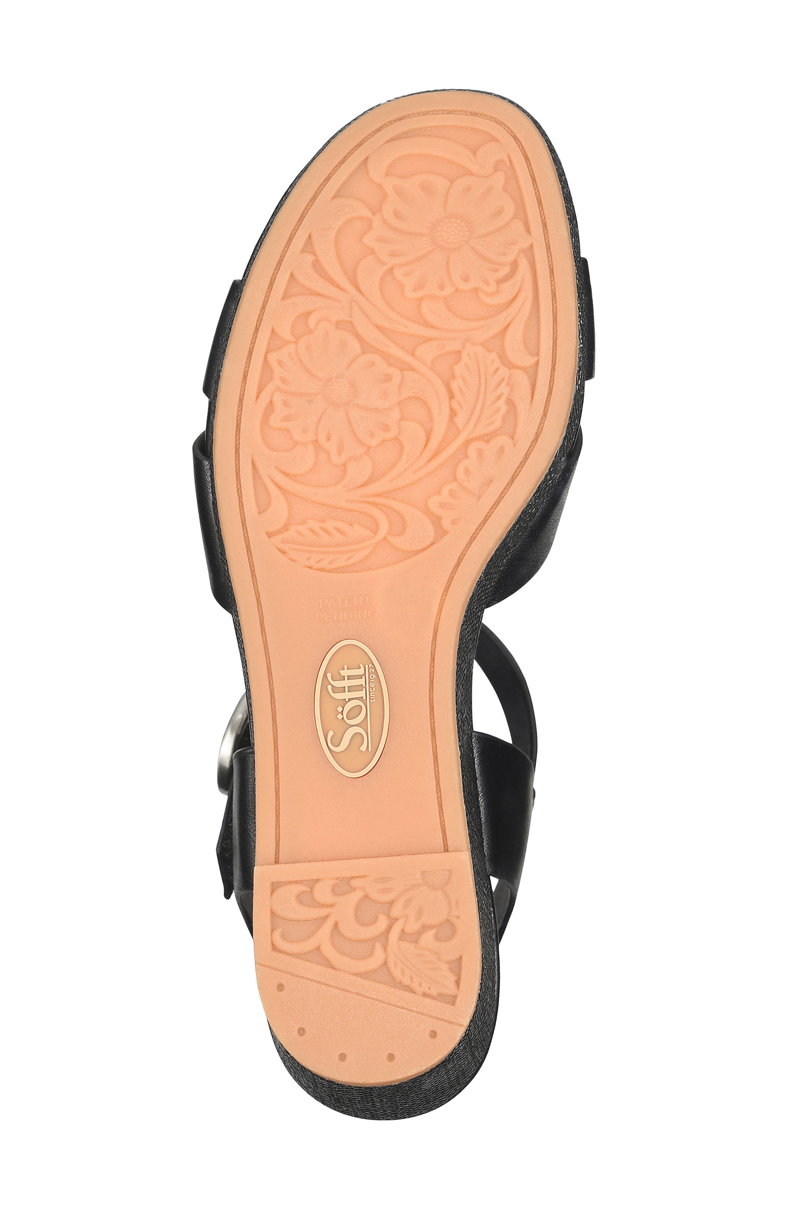 Söfft Vanessa Ankle Strap Platform Wedge Sandal, Alternate, color, 