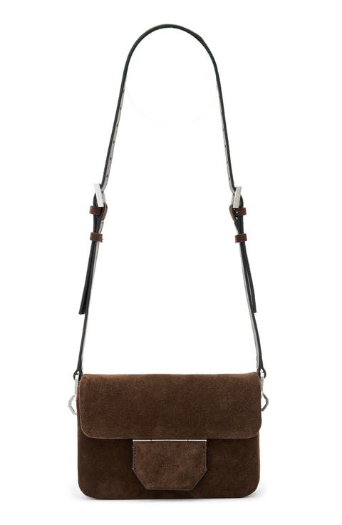 Jupiter Suede Crossbody Bag
