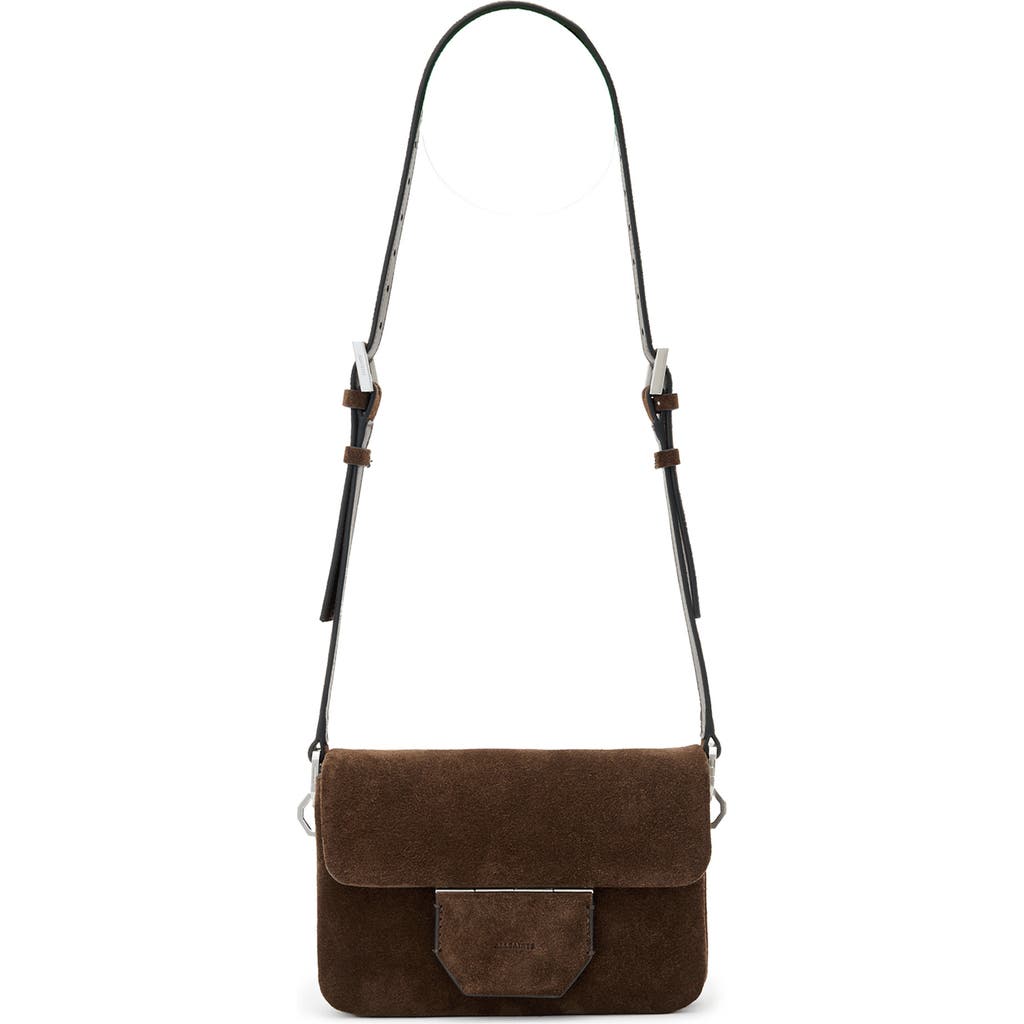 Allsaints Jupiter Suede Crossbody Bag