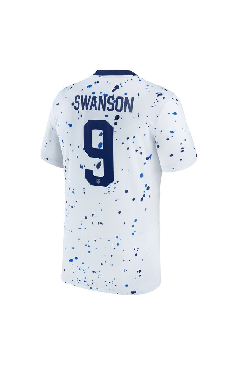 Nike Men's Nike Mallory Swanson White USWNT 2023 Home Replica Jersey, Alternate, color,
