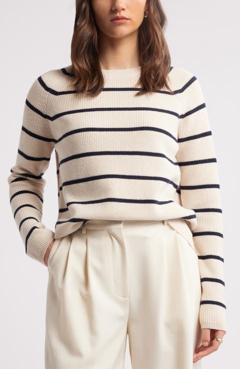 Rib Organic Cotton & Merino Wool Sweater