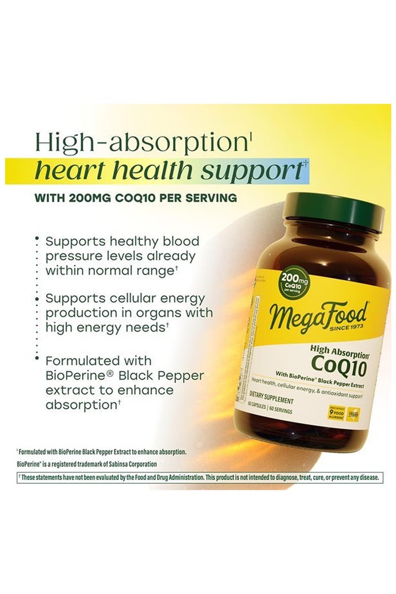 High Absorption CoQ10 200mg Per Serving with BioPerine Black Pepper Extract, 60 Capsules, Alternate, color, None