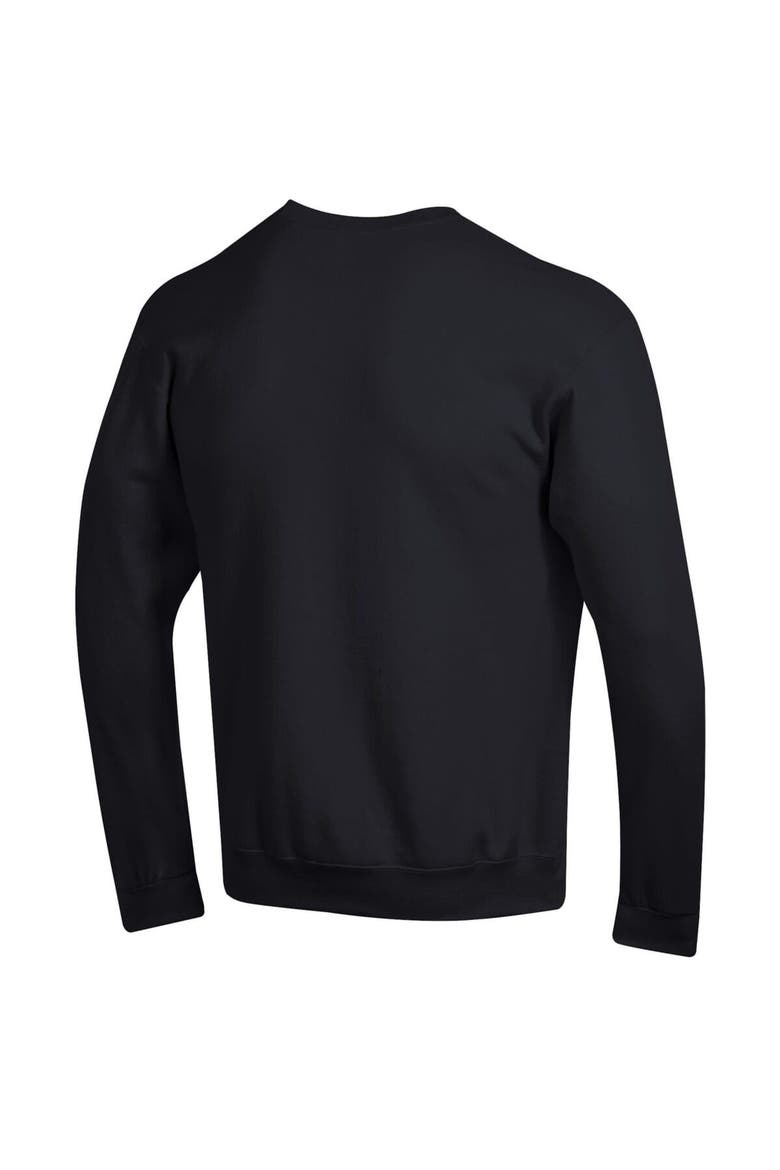 Men's Champion  Black Appalachian State Mountaineers Arch Over Logo Pullover Sweatshirt, Alternate, color, Black