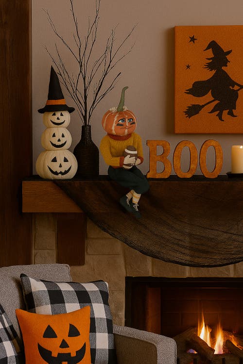 Gallerie Ii Defense Dan Joe Spencer Gathered Traditions Halloween Art Doll Figure In Multi