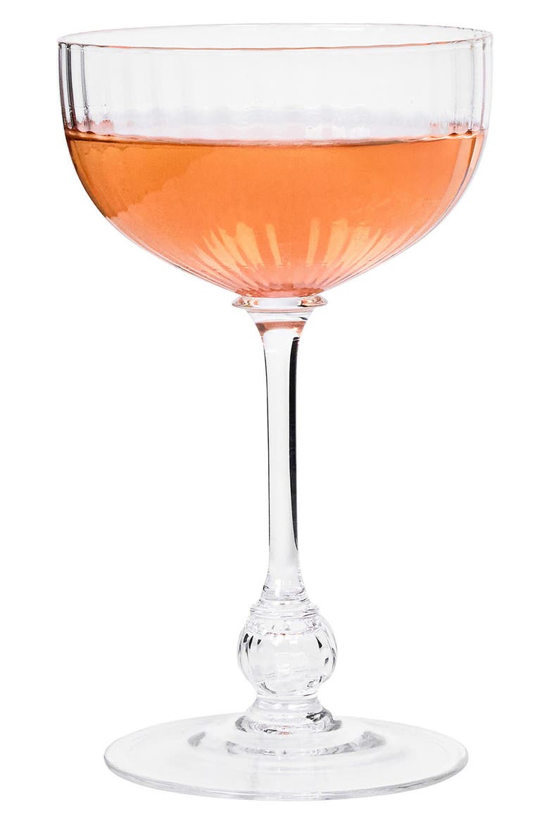 Nell Coupé Glass, Alternate, color, CLEAR