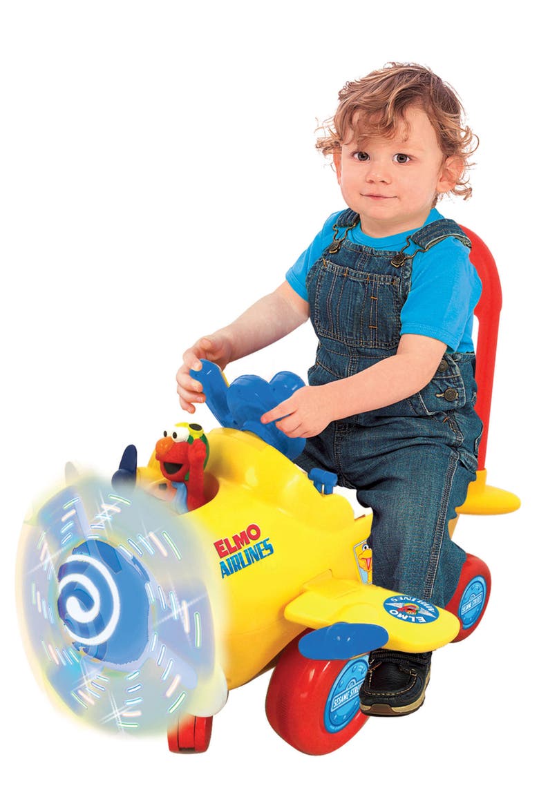 Sesame Street Elmo's Plane Activity Rideon, Alternate, color, Multicolored