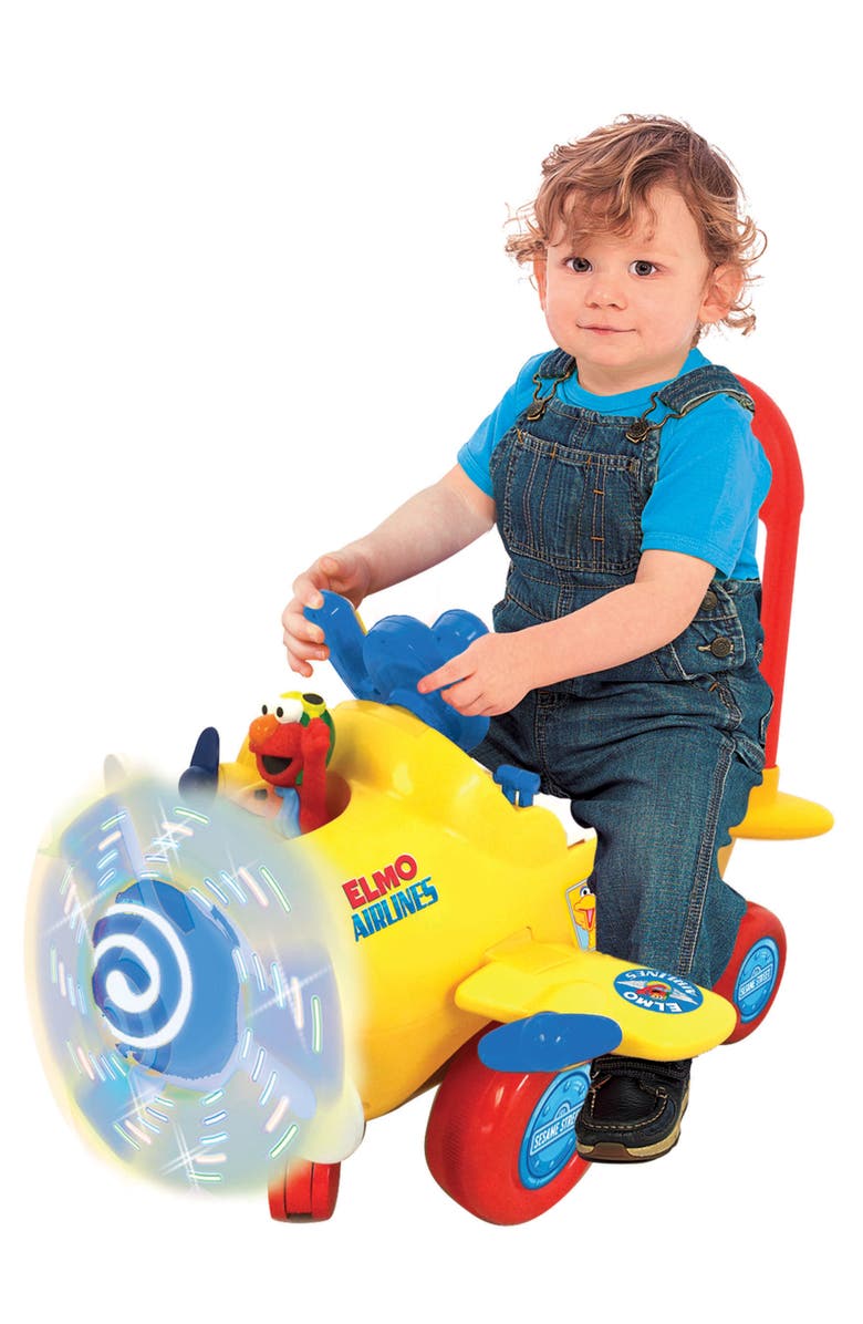 Kiddieland Sesame Street Elmo
s Plane Activity Rideon, Alternate, color, Multicolored