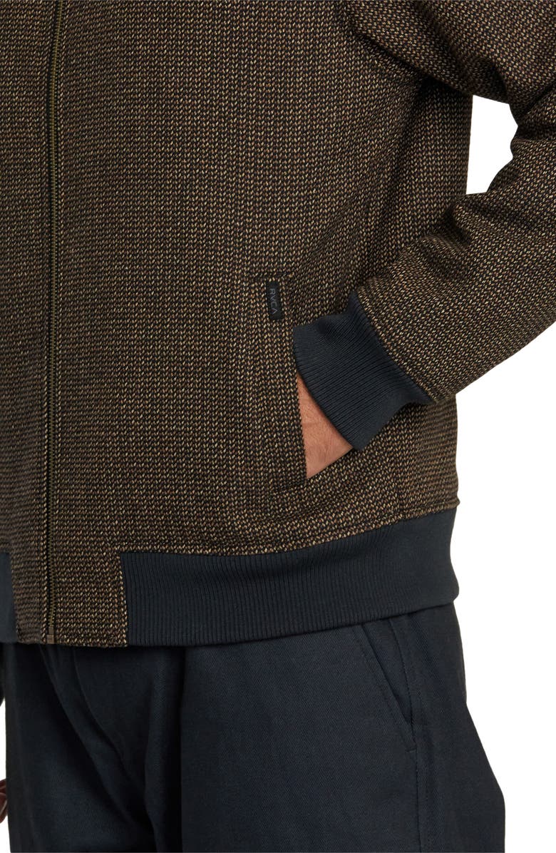 RVCA Pisco Wool Blend Zip Jacket, Alternate, color, 