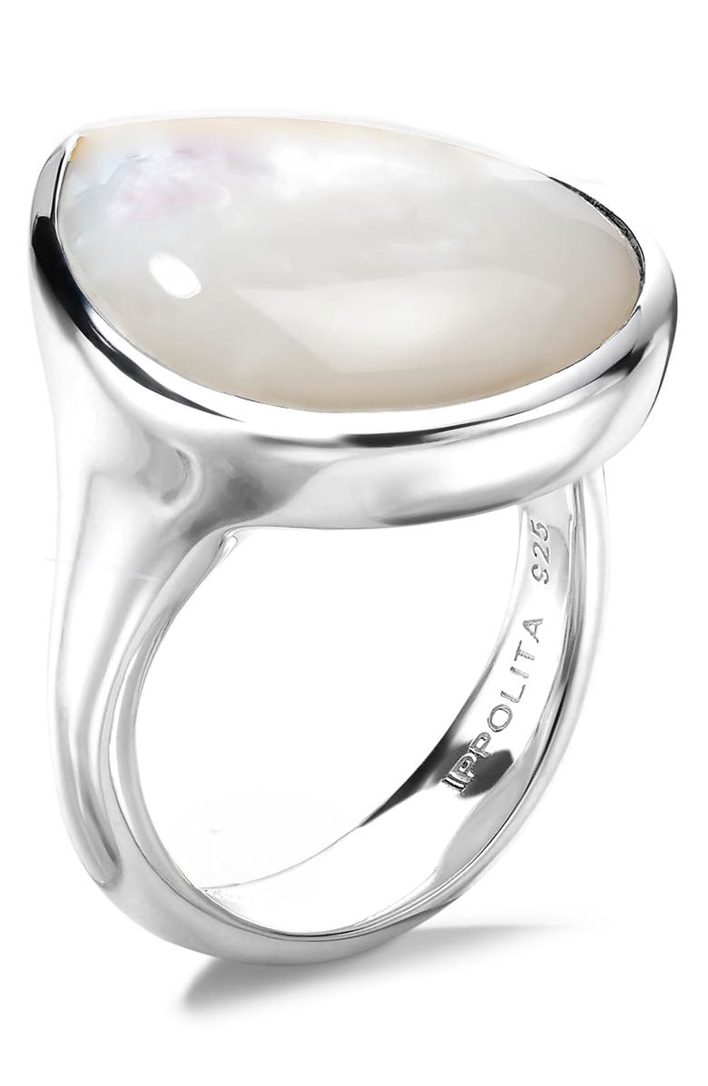 Ippolita Ondine Mother-of-Pearl Ring, Alternate, color, Sterling Silver