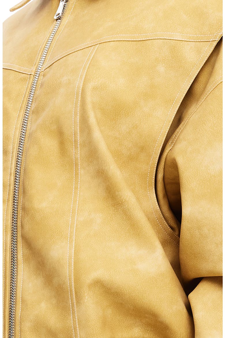 Vista Bomber Jacket, Alternate, color, MUSTARD