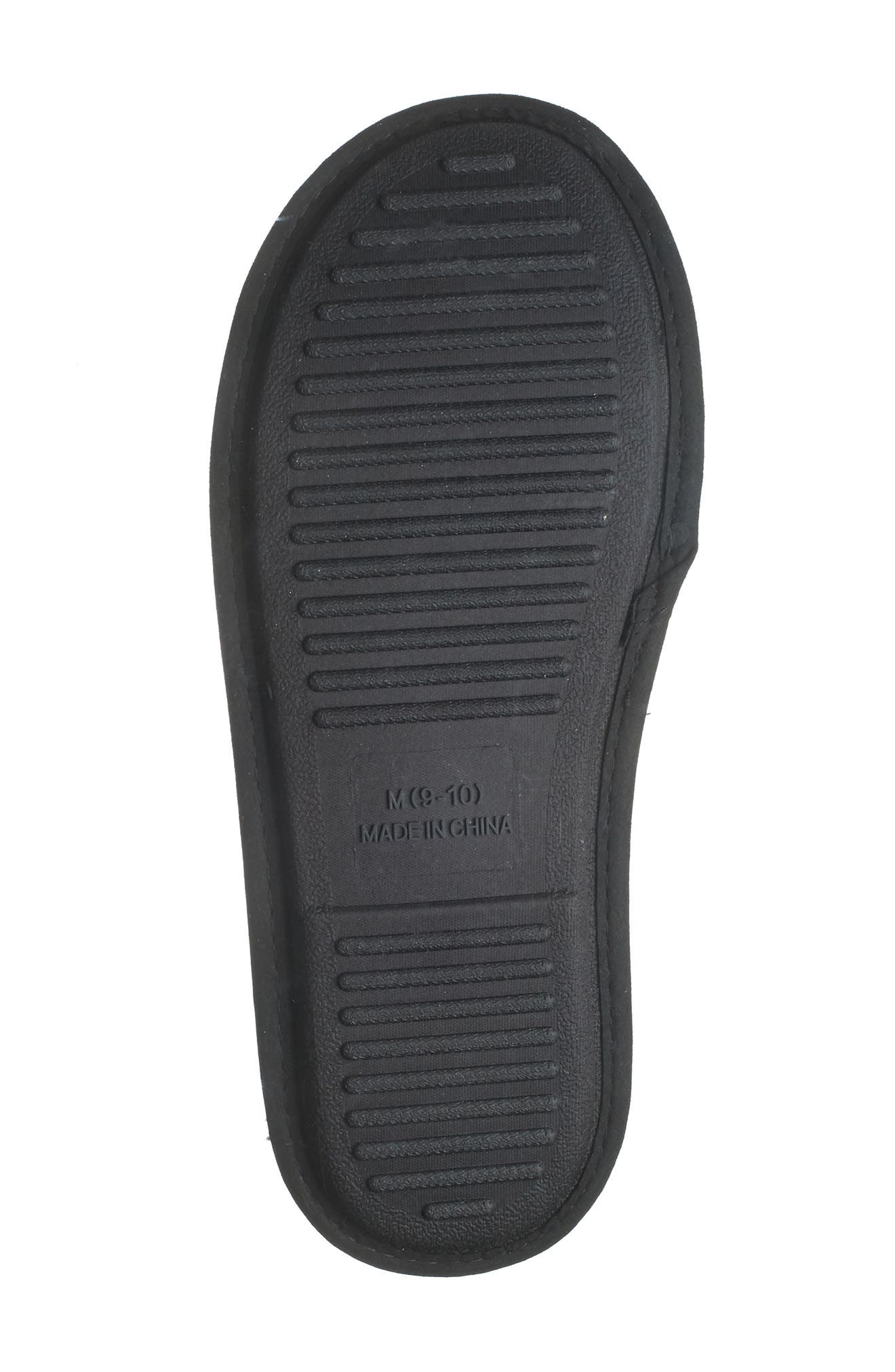 NORDSTROM RACK Wallin & Bros. Cole Faux Fur Lined Slipper, Alternate, color, 