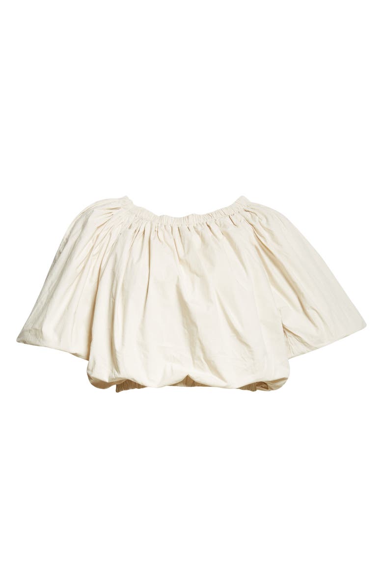 Isabel Marant Étoile Bertille Woven Cotton Crop Top, Alternate, color,