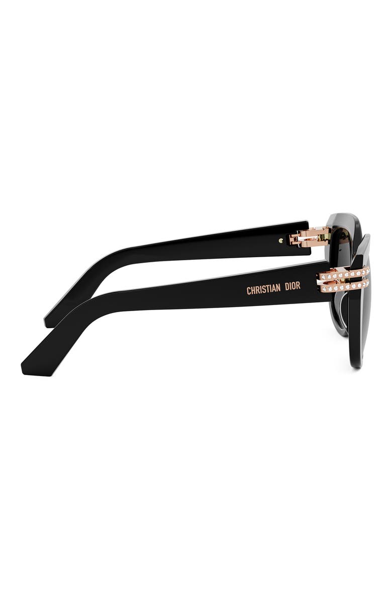 CDior B4I Butterfly Sunglasses, Alternate, color, SBLK/SMKG