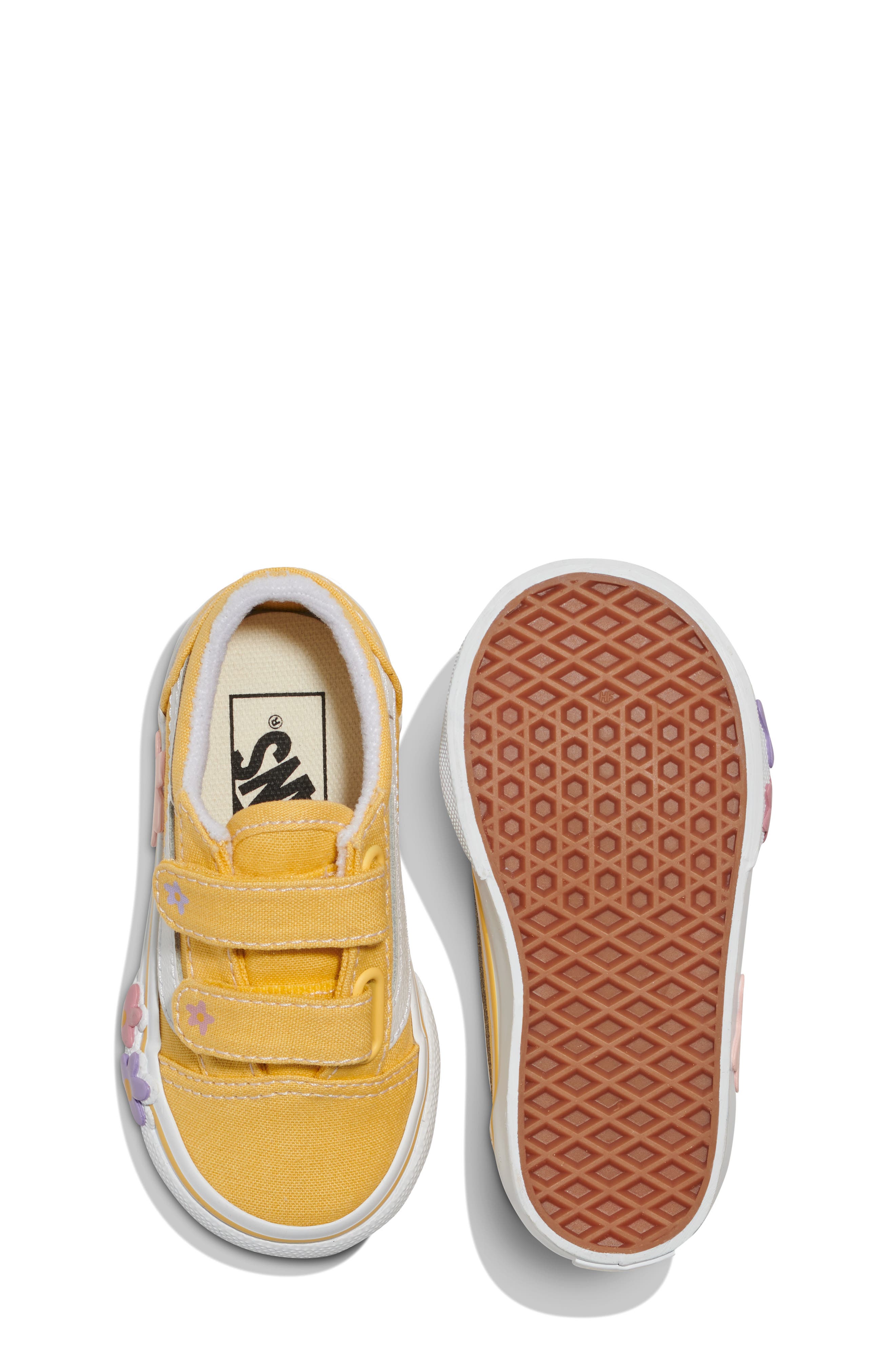 Vans Old Skool Flower Sneaker, Alternate, color, 
