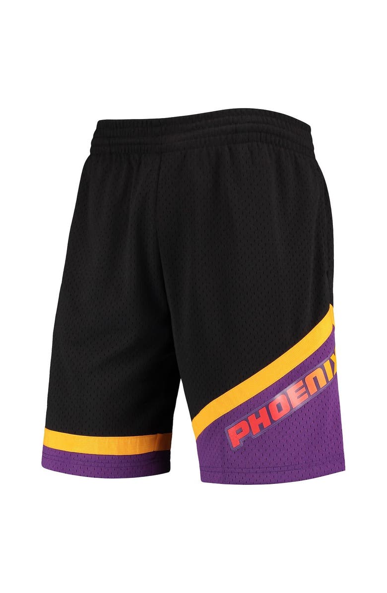 Mitchell & Ness Men's Mitchell & Ness Black Phoenix Suns 1999-00 Hardwood Classics Swingman Shorts, Alternate, color, 