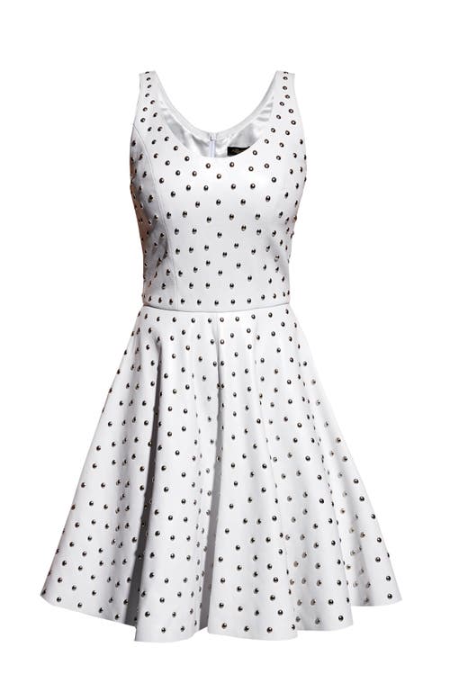As By Df Margot Upcycled Leather Dress In White