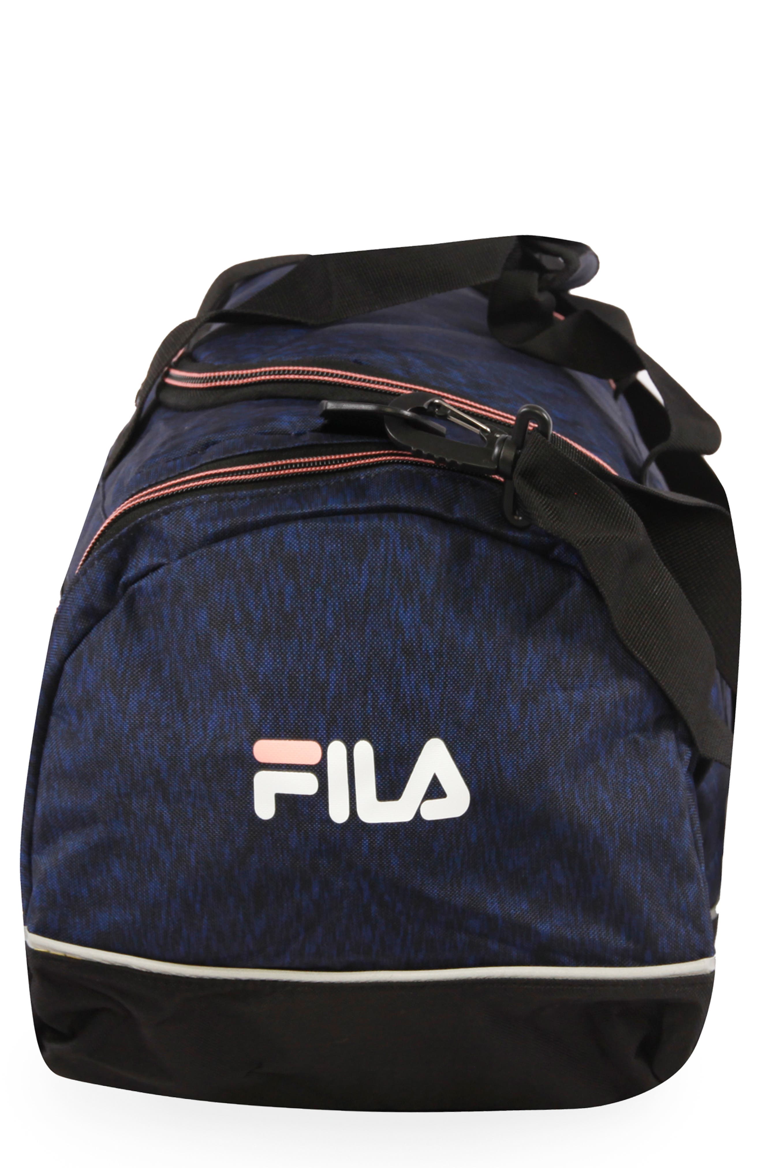 FILA Sprinter 19-Inch Duffle Bag, Alternate, color, Static Blue / Pink