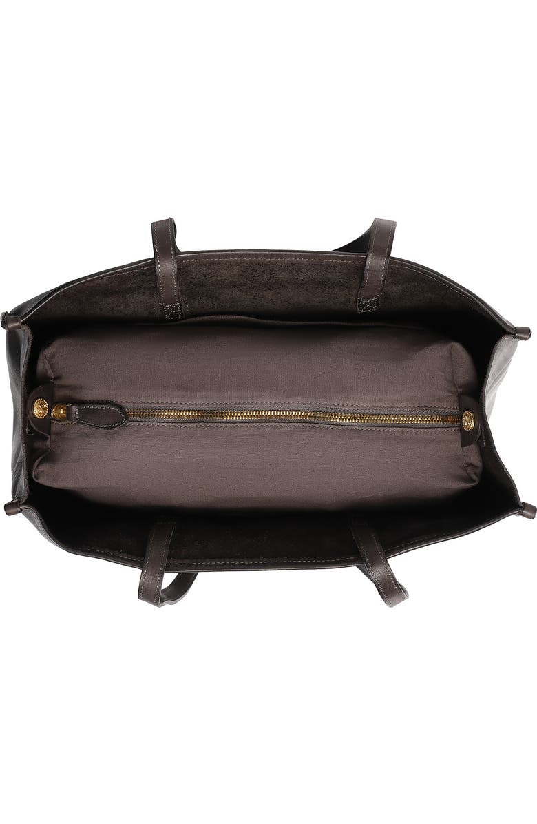 OLD TREND Clivia Genuine Leather Structured Carryall Tote, Alternate, color, Grey