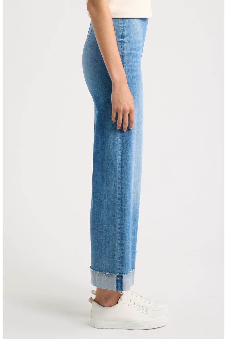 Illusion High Waist Wide Leg Jeans, Alternate, color, 2013 MEDIUM WASHED DENIM