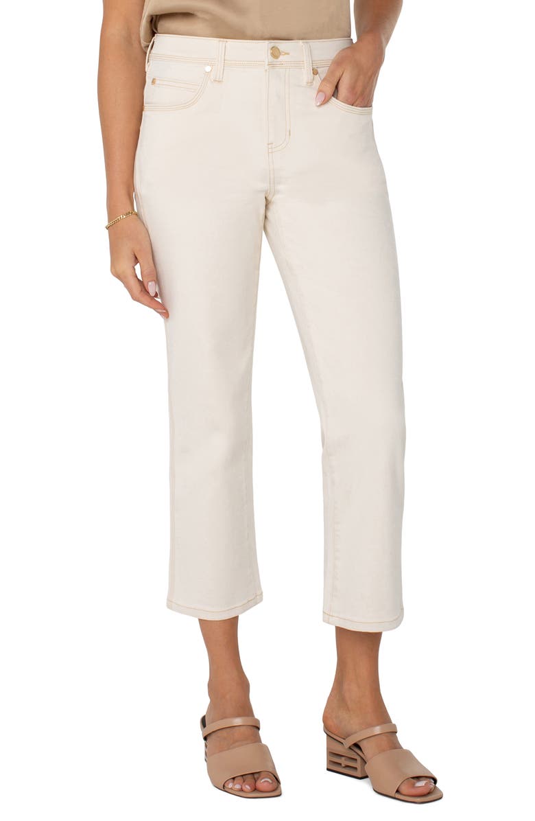 Liverpool Los Angeles Kennedy Crop Straight Leg Jeans, Alternate, color, 