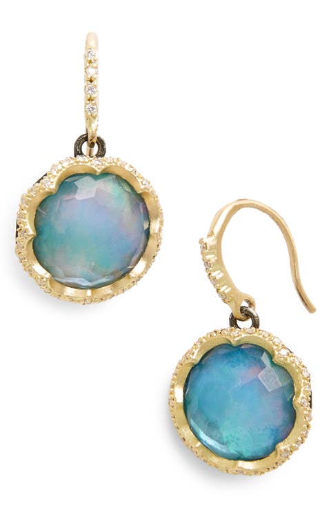 Old World Opal Drop Earrings
