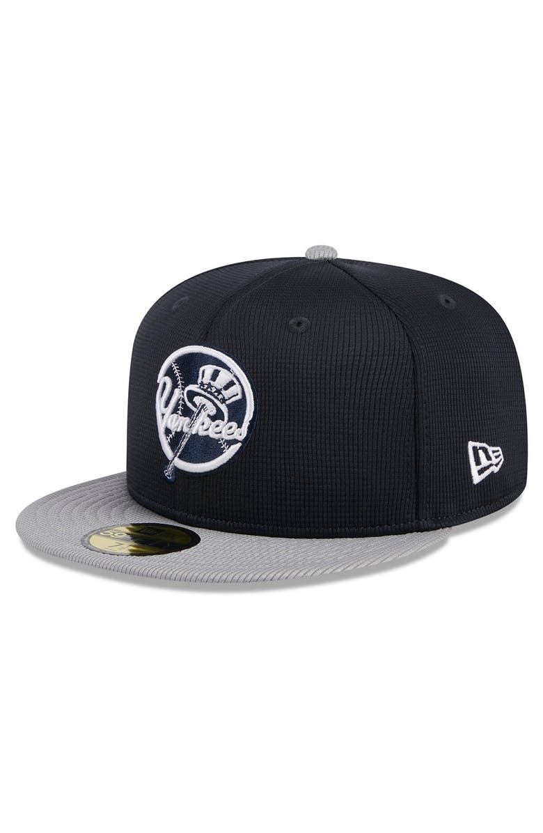 New Era Men's New Era Navy New York Yankees 2024 Batting Practice 59FIFTY Fitted Hat, Alternate, color, Navy
