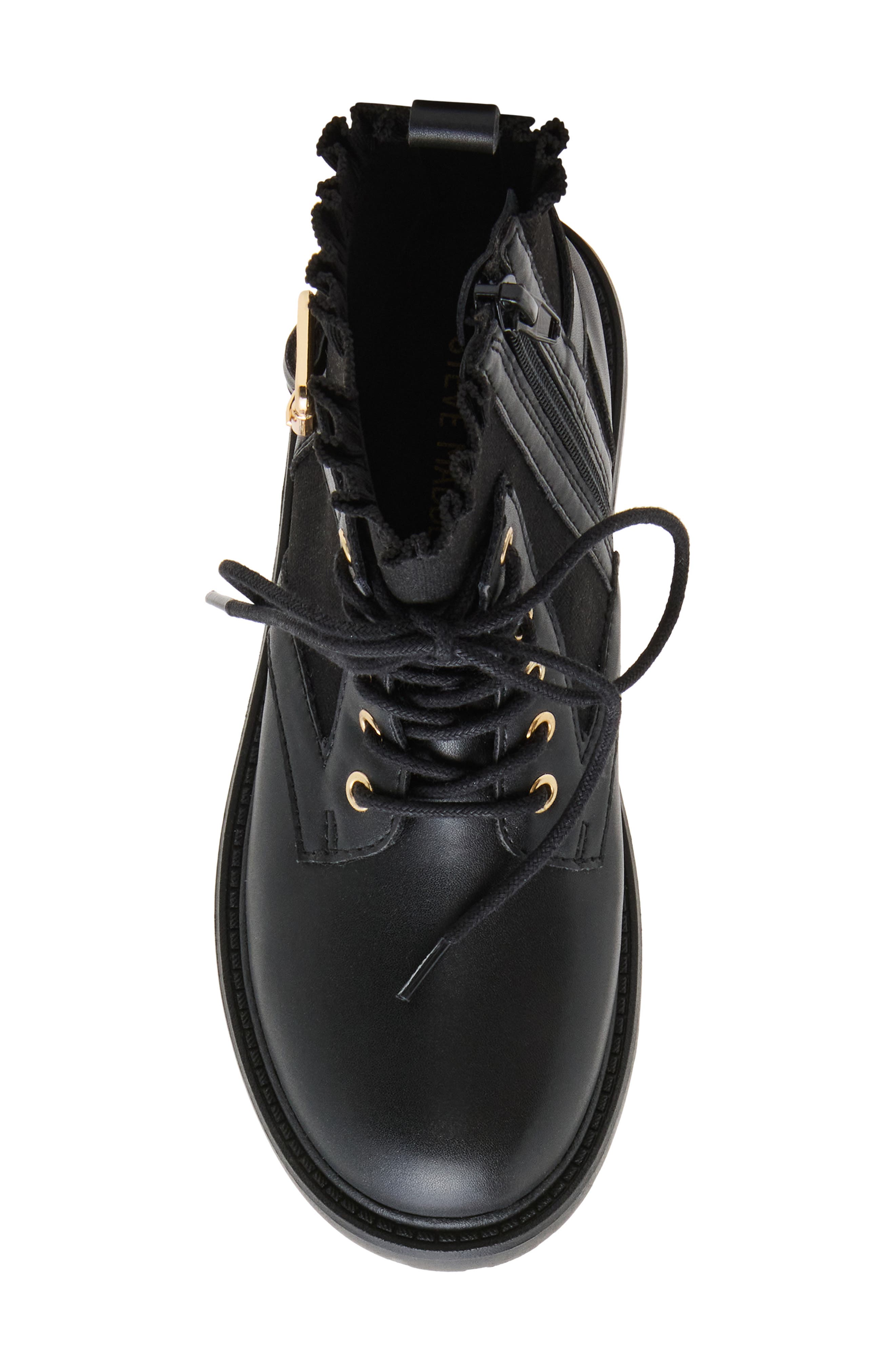 Kids' Jruffle Boot, Alternate, color, BLACK