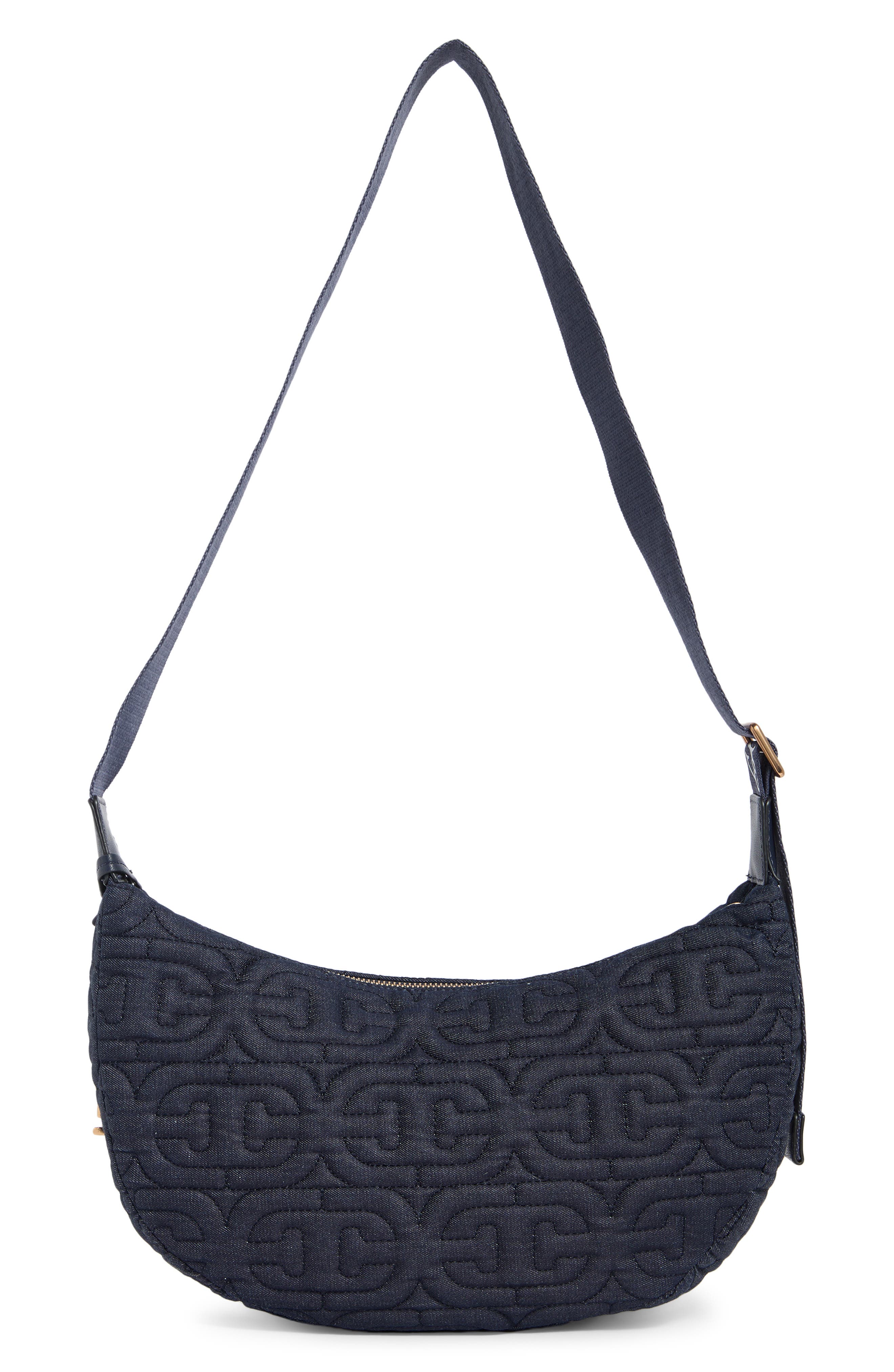 Ethyl Crescent Sling Crossbody Bag, Alternate, color, NAVY
