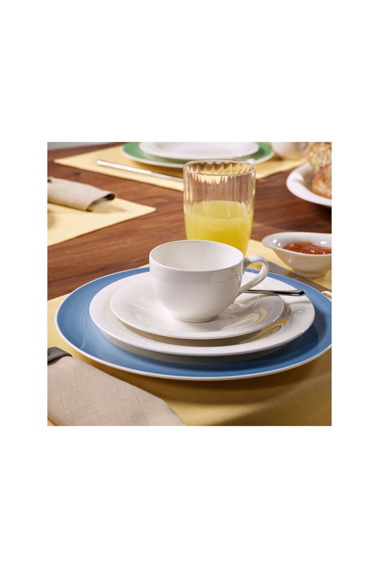 New Cottage Basic Tea or Coffee Cup Saucer, Alternate, color, white