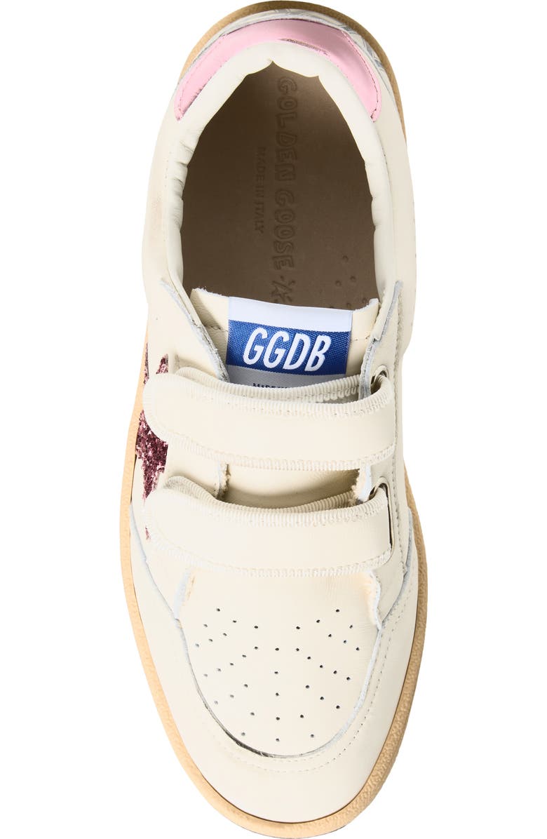 Golden Goose Kids' Ball Star Low Top Sneaker, Alternate, color, White/ Bubblegum/ Lilac