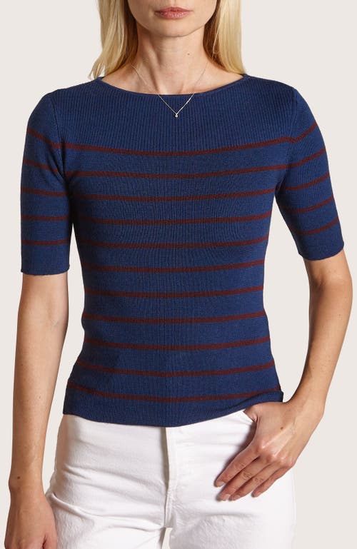 oyun Coco Tee in Navy /Merlot  product