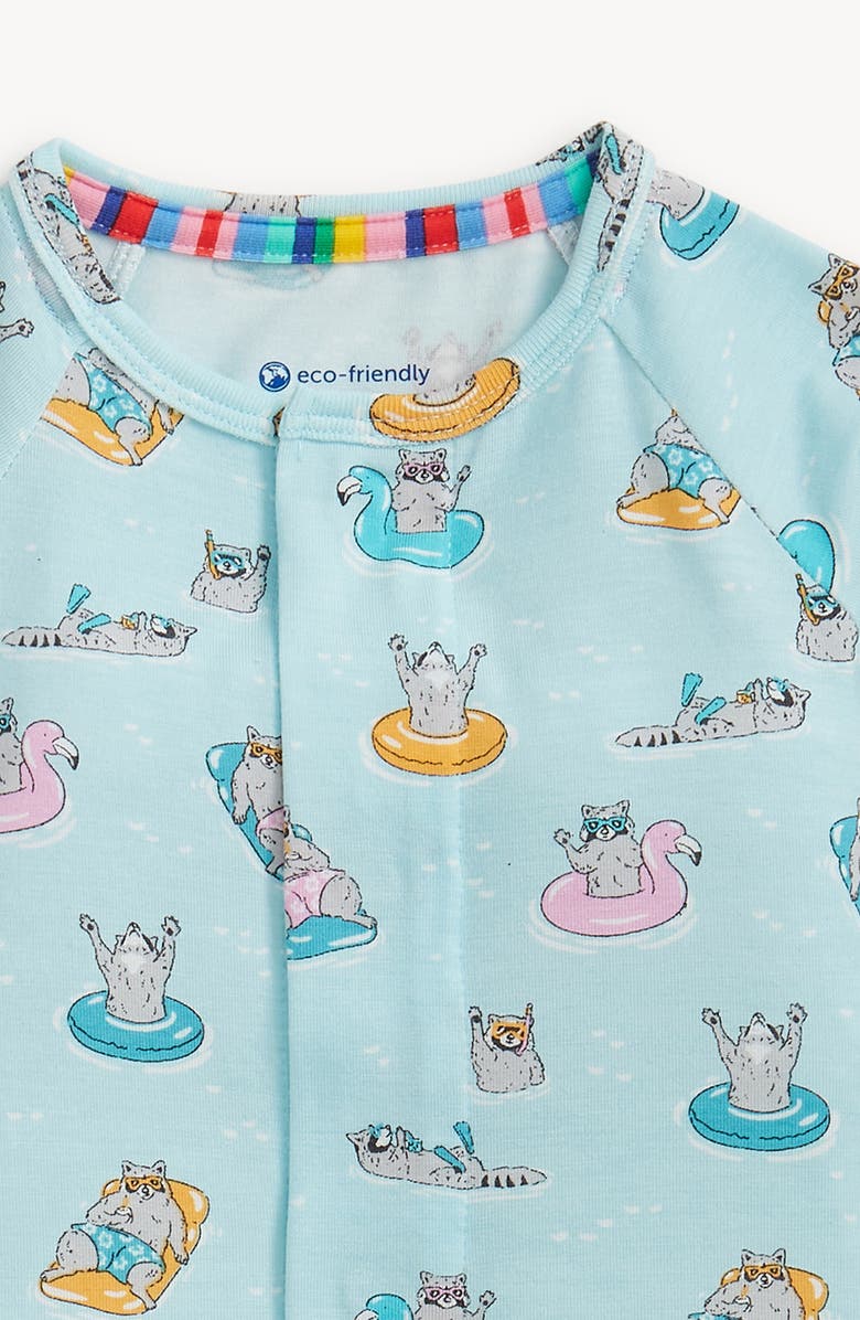 Magnetic Me Raccoon Lagoon Magnetic Convertible Romper, Alternate, color, Raccoons