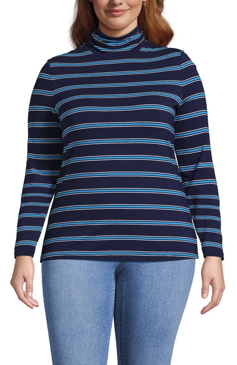 Lightweight Jersey Long Sleeve Turtleneck