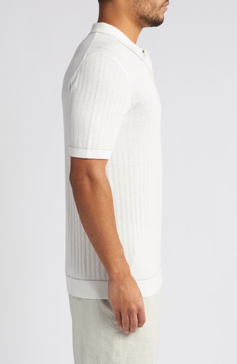 Rails Hardy Rib Cotton Polo, Alternate, color, White