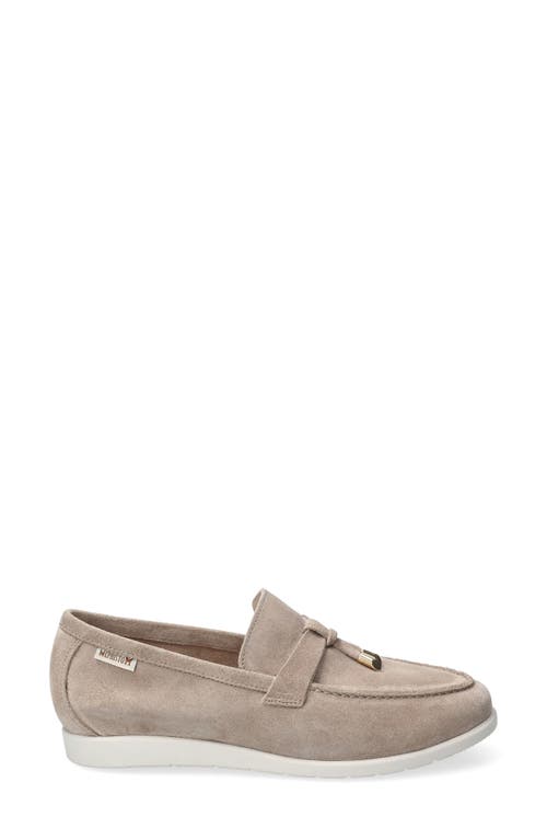 Mephisto Valenza Loafer In Taupe Velours