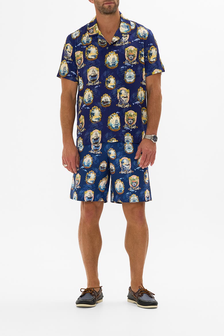Mid Length Trail Short With Fixed Waist Song Of Saint Anthony, Main, color, Song Of Saint Anthony