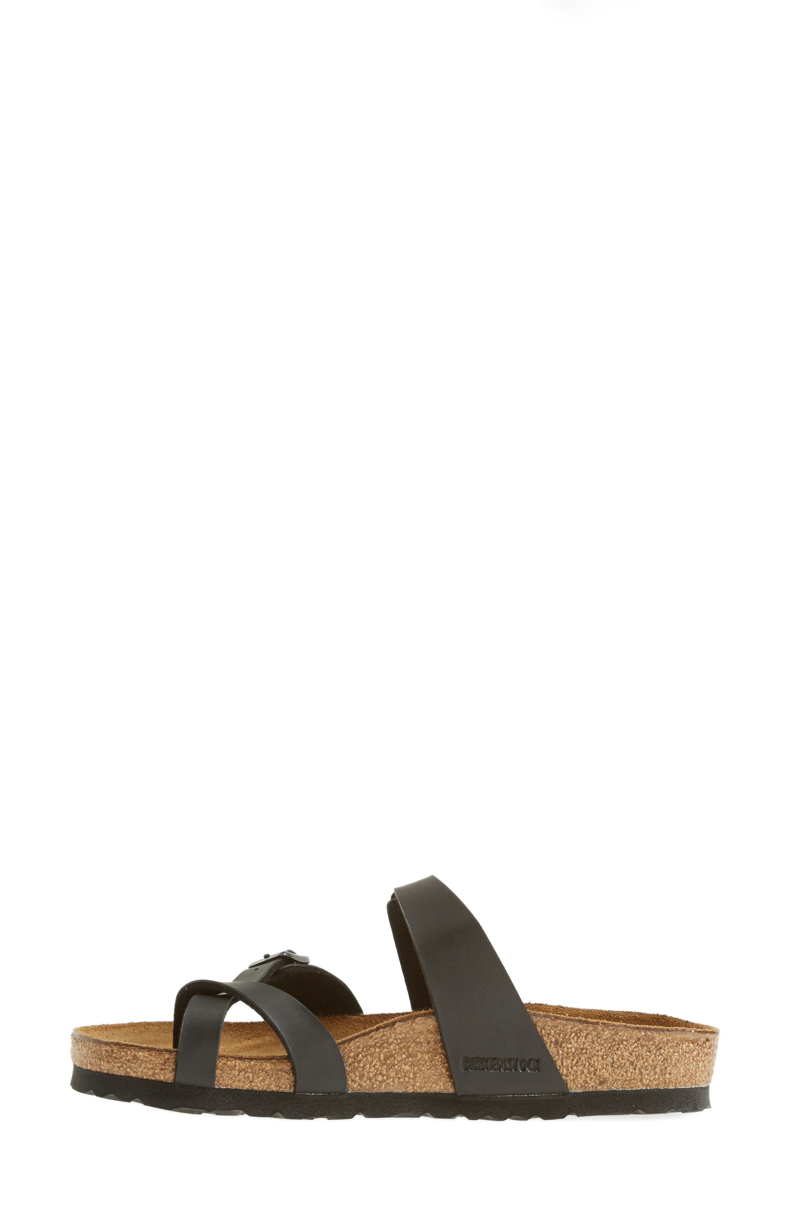 Birkenstock Mayari Birko-Flor Sandal, Alternate, color, Black