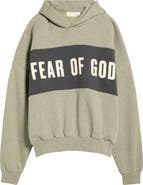 Fear of God Essentials Paneled Relaxed Crop Hoodie
