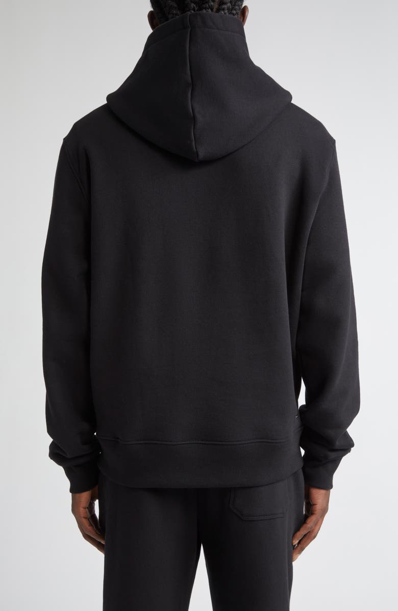AMIRI Staggered Logo Graphic Hoodie, Alternate, color, Black