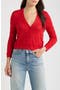 selected Knit Melange Boat Red