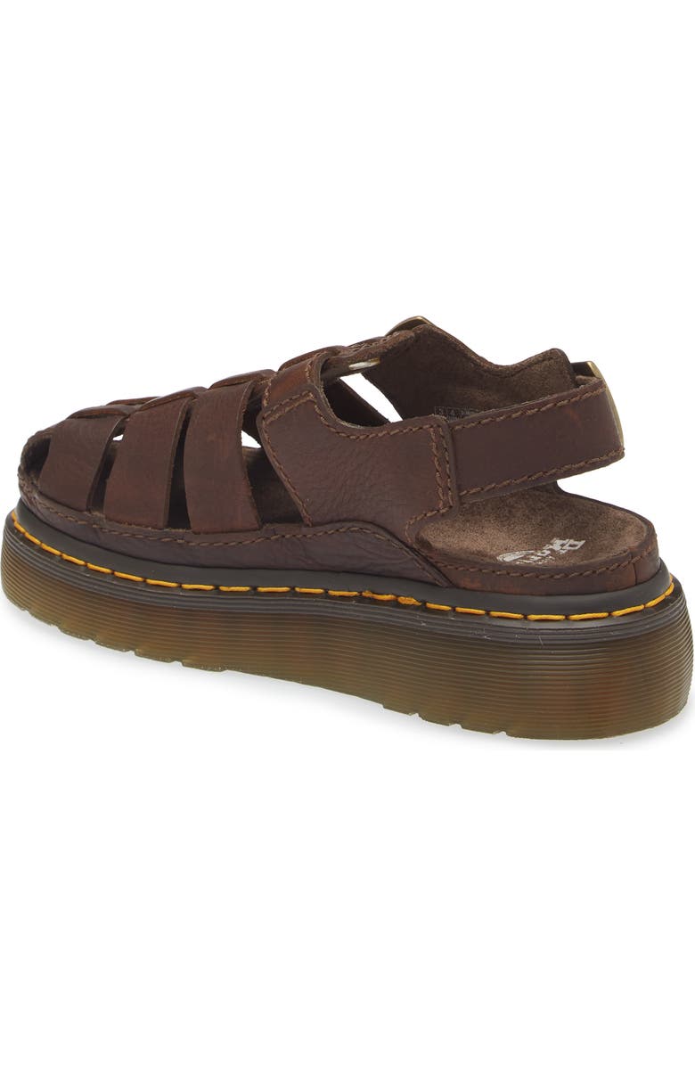 Dr. Martens Wrenlie Fisherman Sandal, Alternate, color, Dark Brown