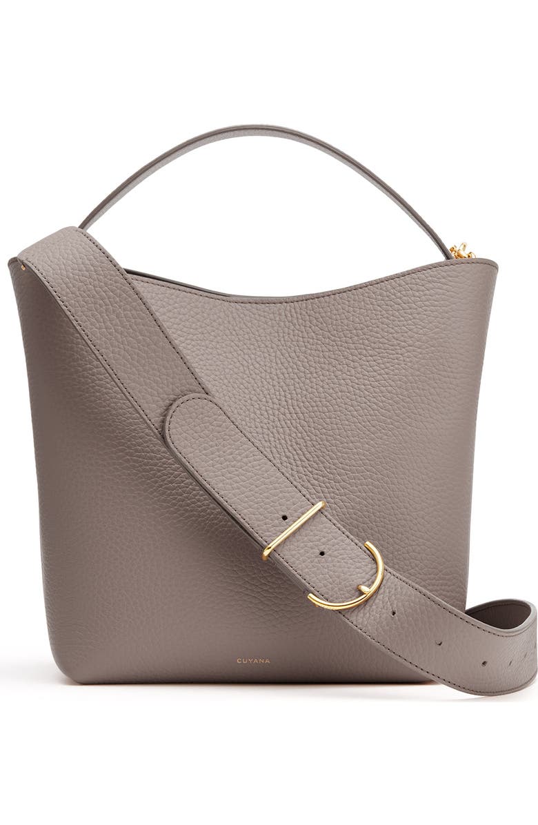 Cuyana Linea Bucket Bag, Main, color, Clay
