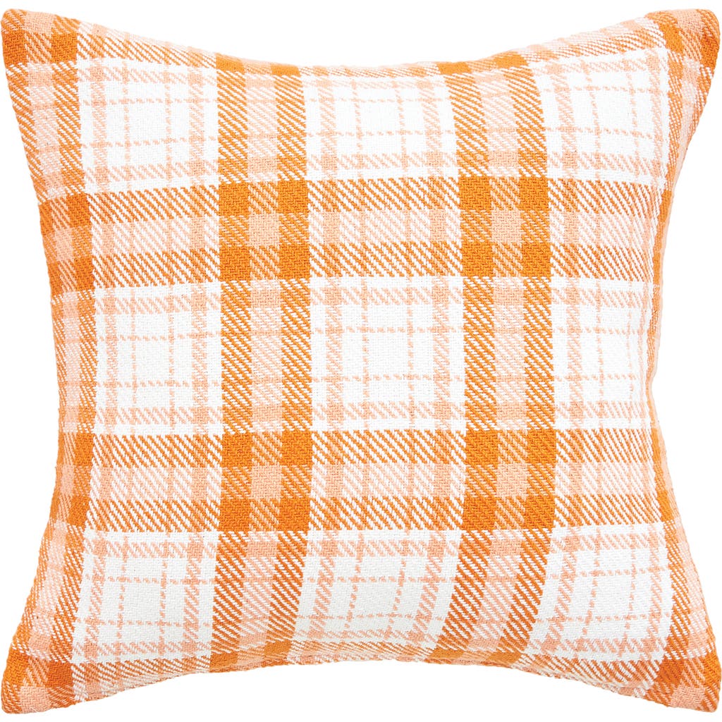 C & F Home C&f Home Hazel Plaid Woven Throw Pillow In Orange